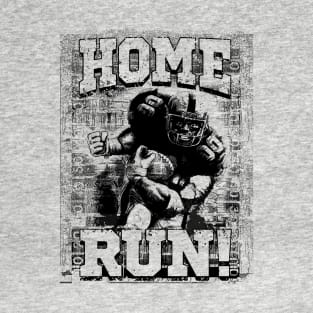 Funny Football Player Scoring Home Run T-Shirt